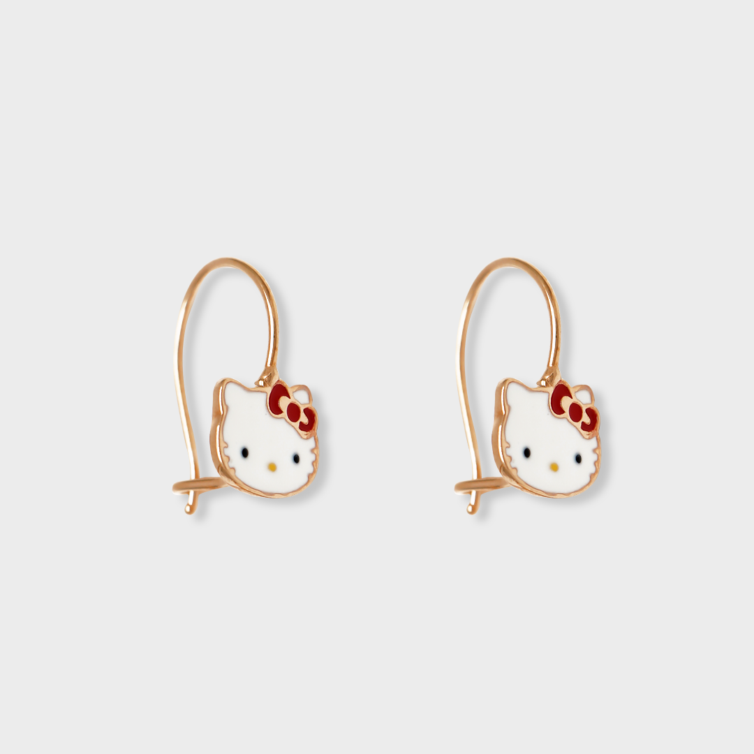 Hello Kitty Red Kids Earring