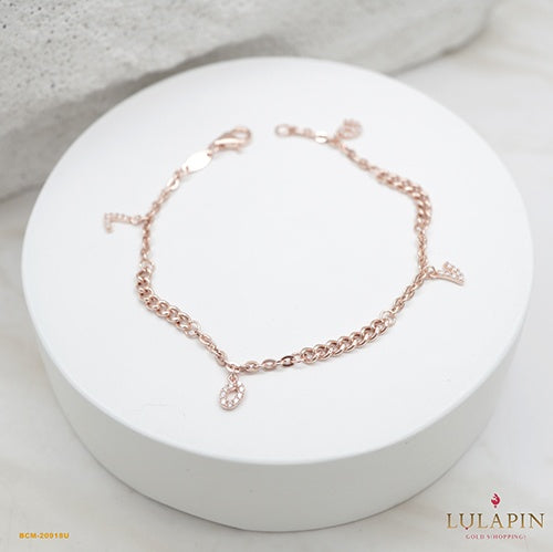LOVE Initial Charm Holl Bracelet
