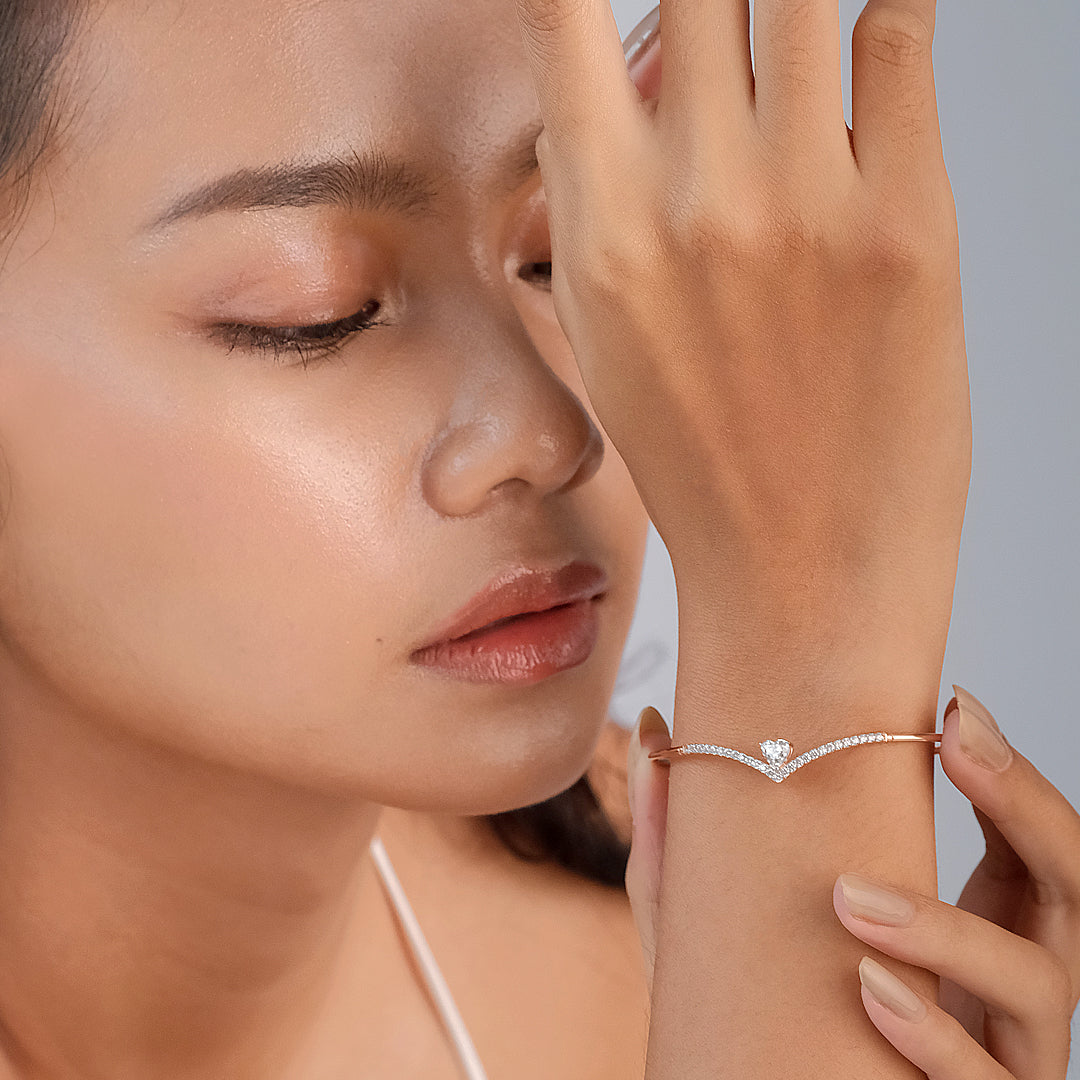 Viola Heart Bangle