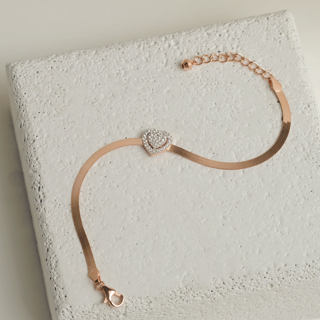 Madonna Dazzling Heart Bracelet