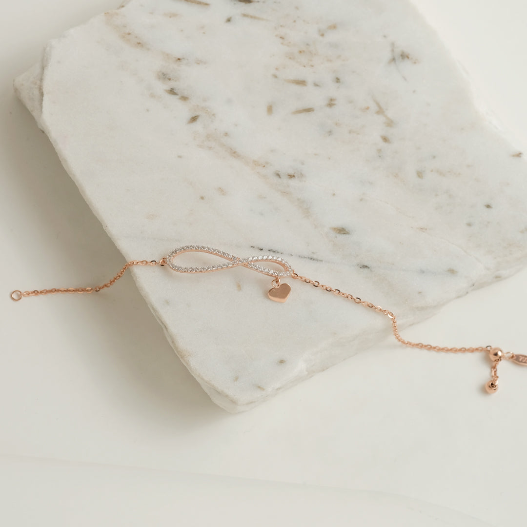 Ivy Infinity Rose Bracelet