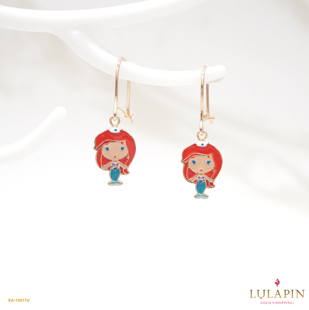 Princess Ariel Yellow Earring