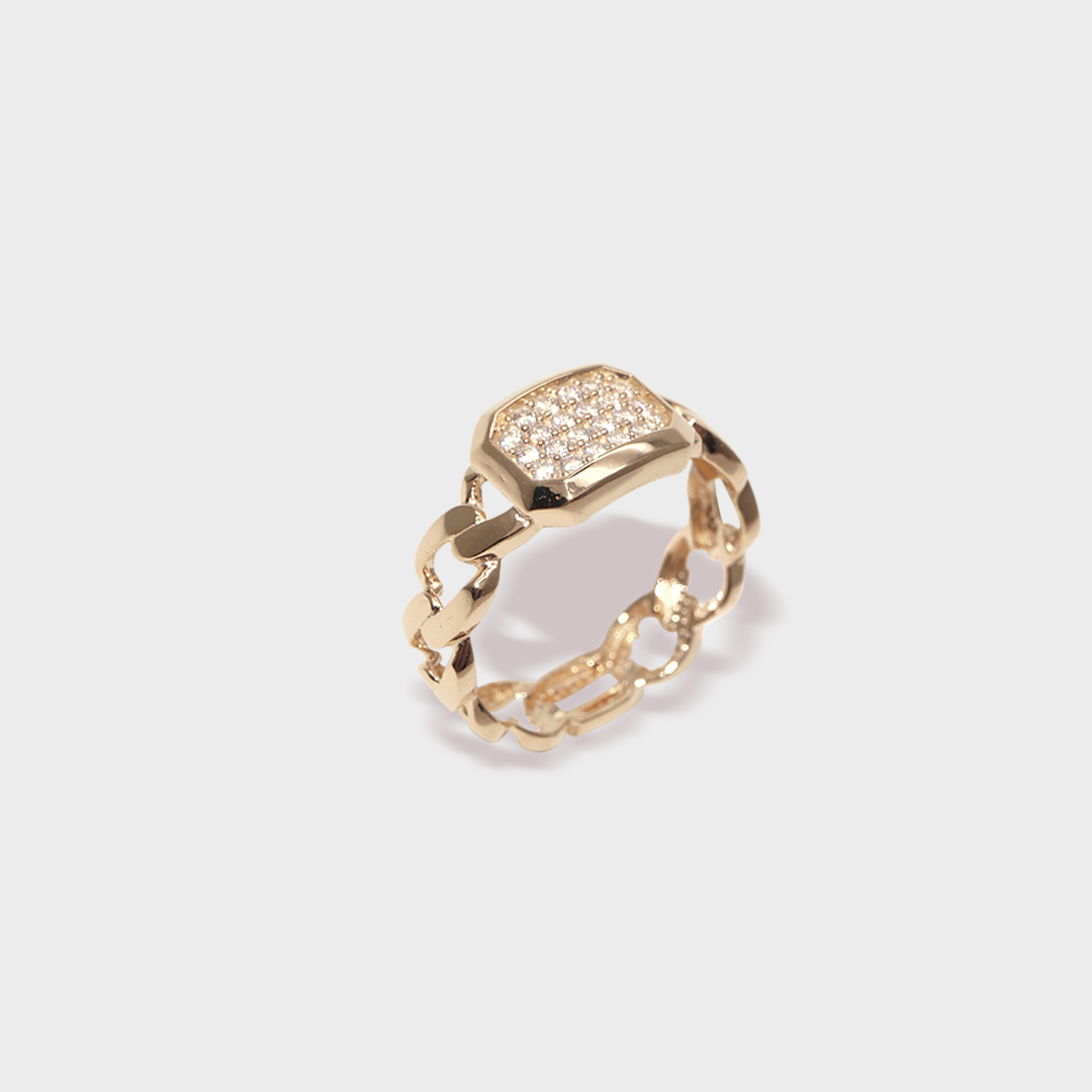 Gretha Courageous Chain Ring