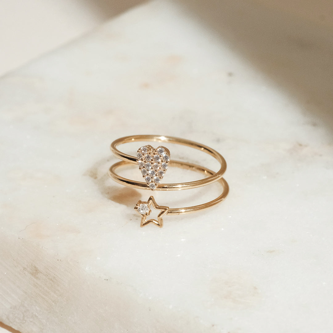 Cassia Heart Spring Ring