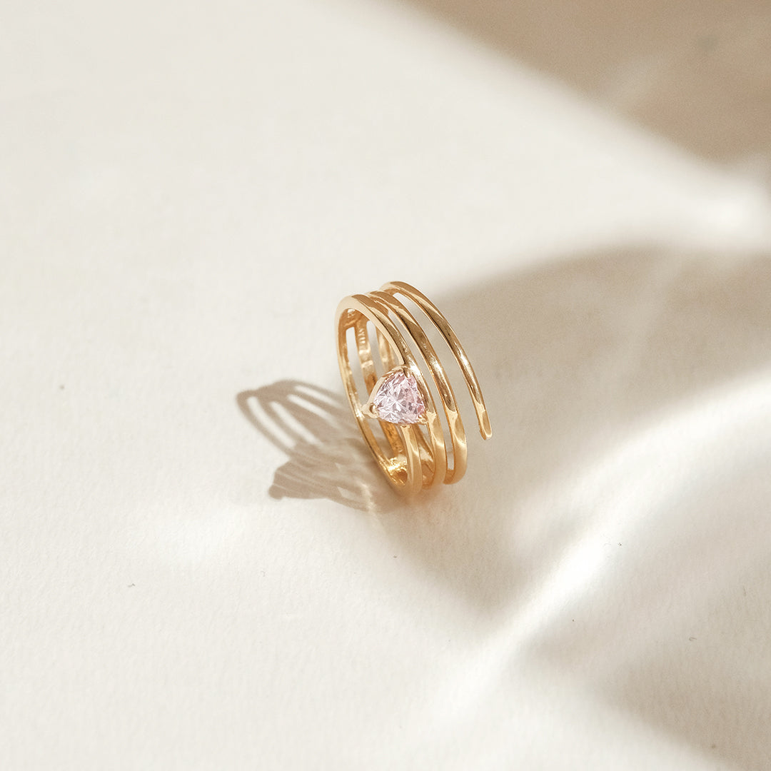 Selena Heart Spring Ring