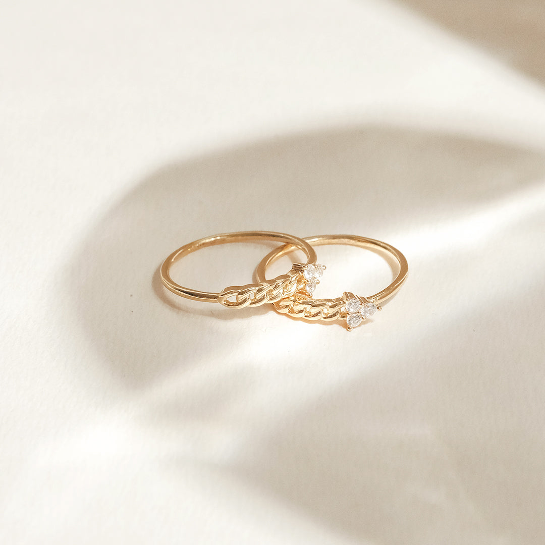 Felice Flower Chain Ring
