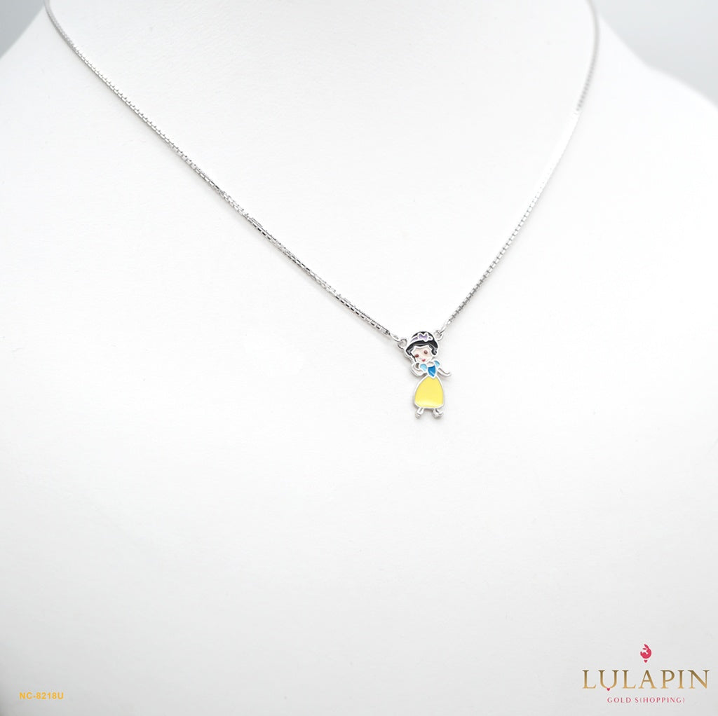 Princess Snow White Figure Kids Necklace
