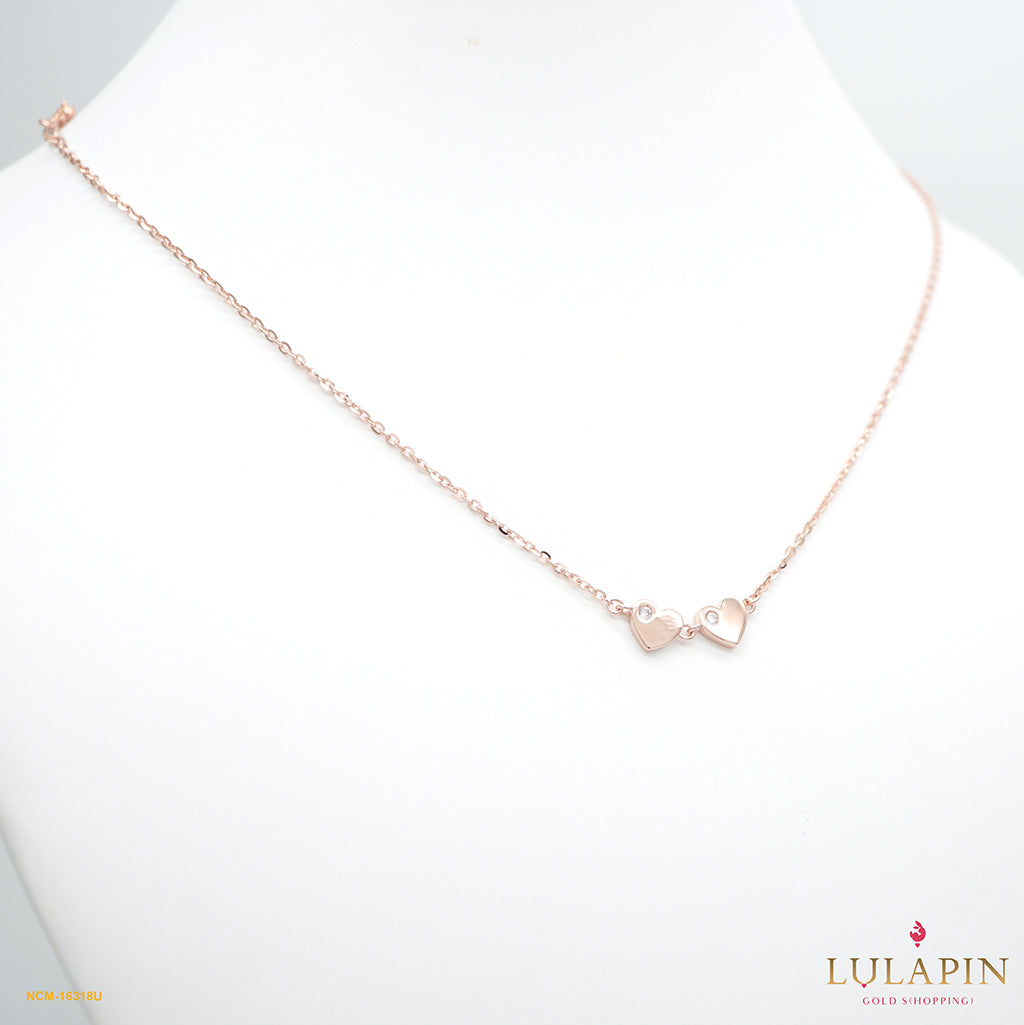 Cutie Love with Stone Rose Necklace