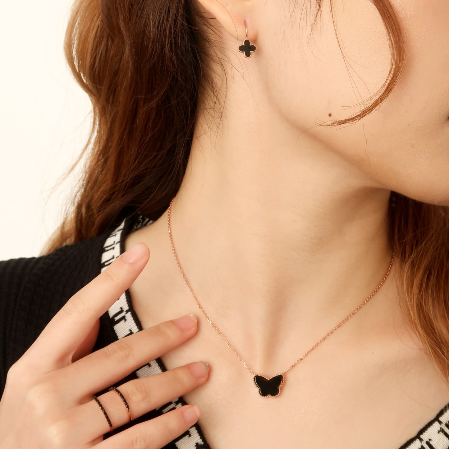 Eve Classic Black Stacking Ring