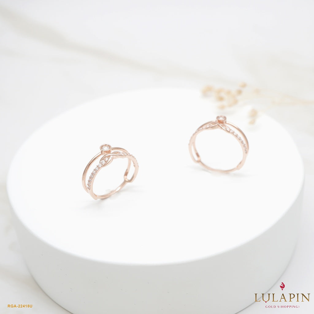 Infinity Solitaire Listring Ring