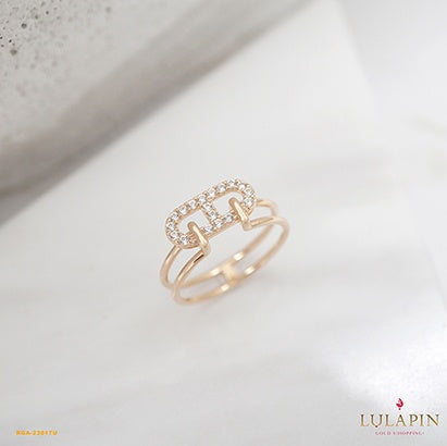Stone Buckle Hrm Stacking Ring