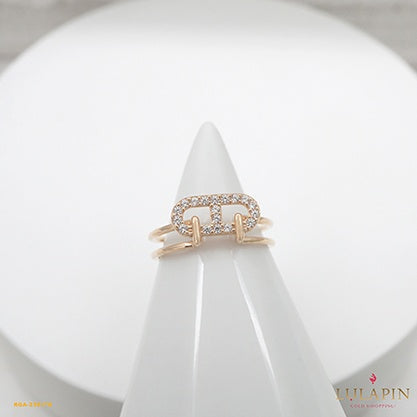 Stone Buckle Hrm Stacking Ring