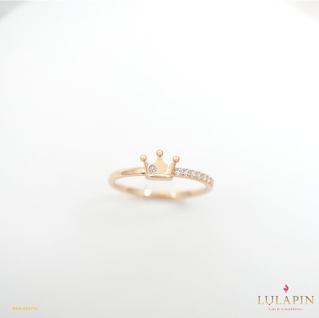 Simply Crown Listring Yellow Ring