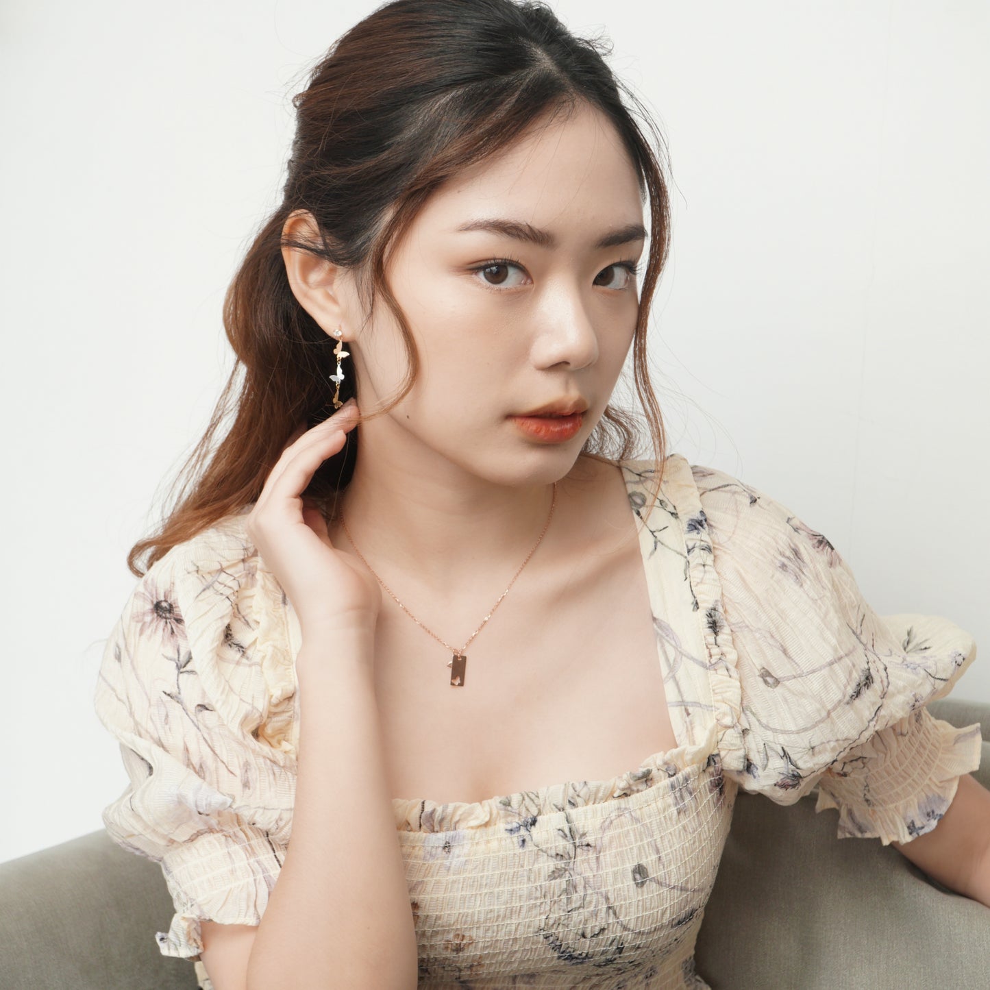 Claudina Butterfly Stud Earring