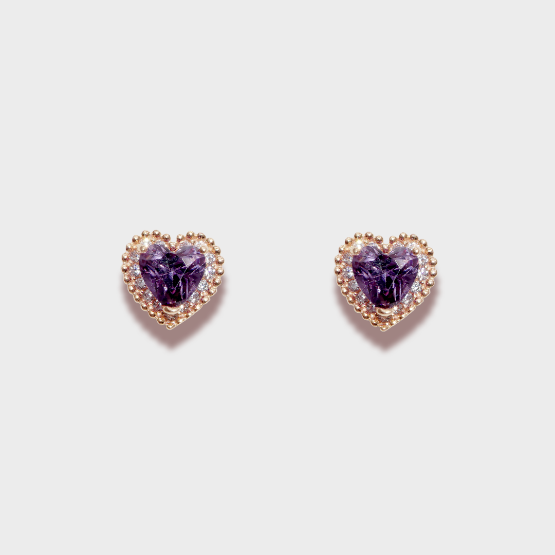 Zenith Heart Stud Earring