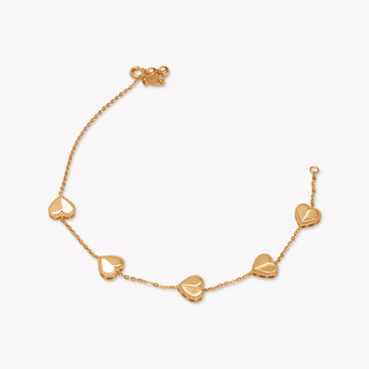 Colette Heart String Bracelet