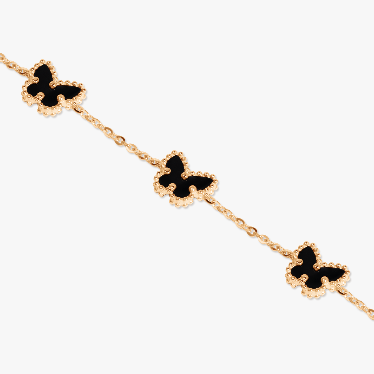 Amari Black Butterfly Bracelet