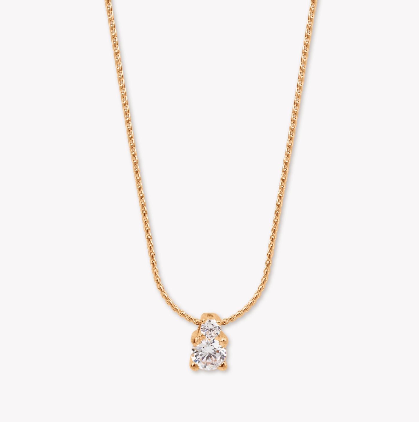 Aludra Mini Solitaire Necklace