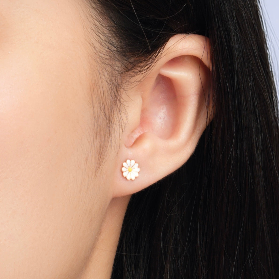Daisy d’Or Yellow Stud Earring