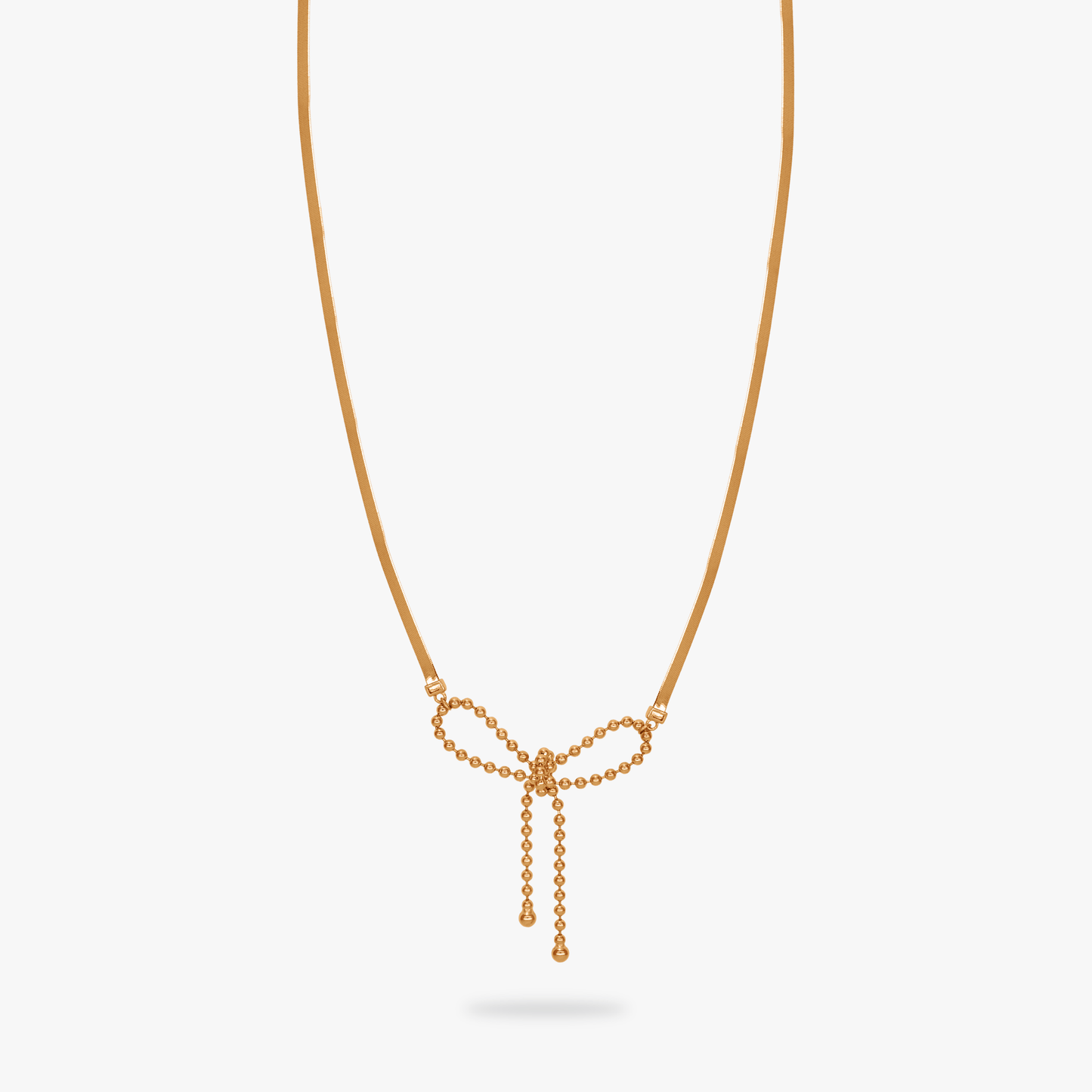 Carmen Pepper Bow Necklace