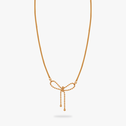Carmen Pepper Bow Necklace