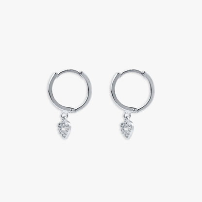 Siofra Heart Hoop Earring