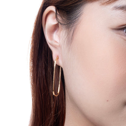 Winona Gyps Oval Earring