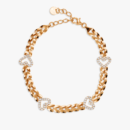 Breanna Heart Bracelet