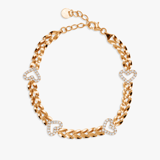 Breanna Heart Bracelet