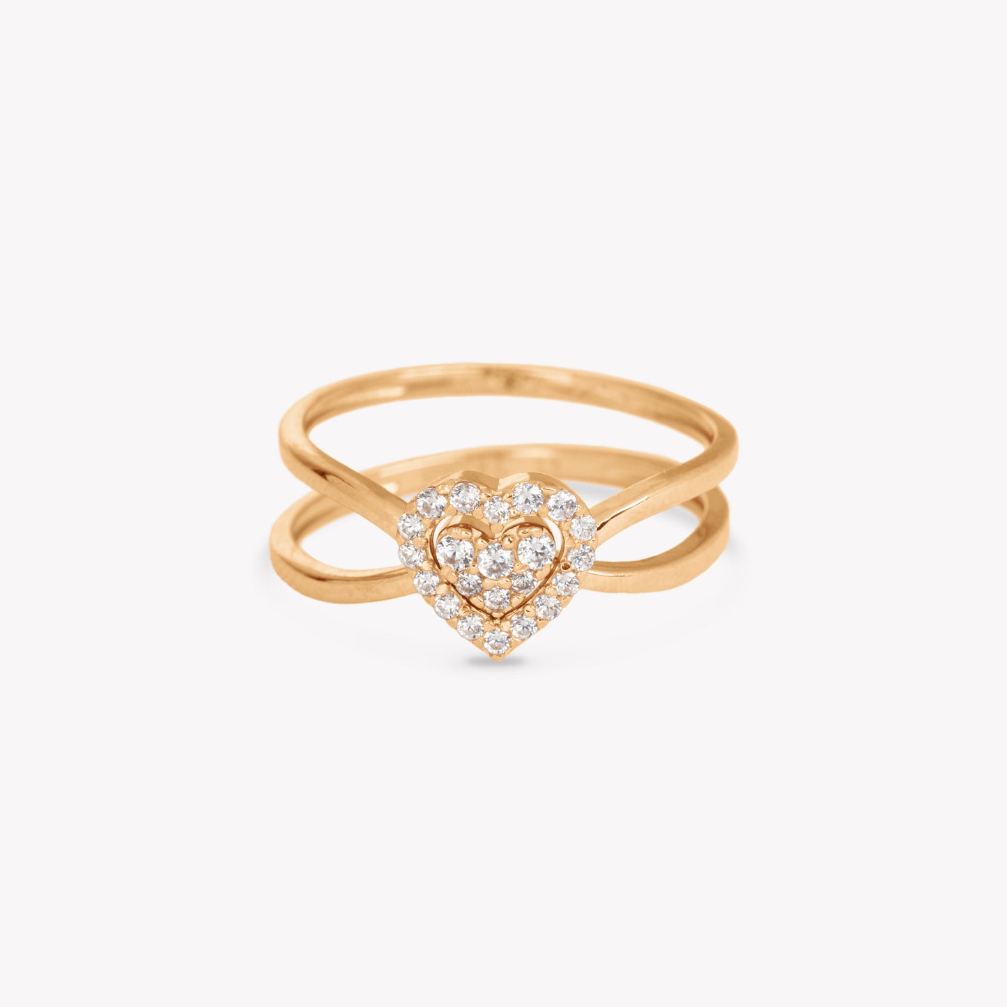 Lainey Heart Fusion Ring