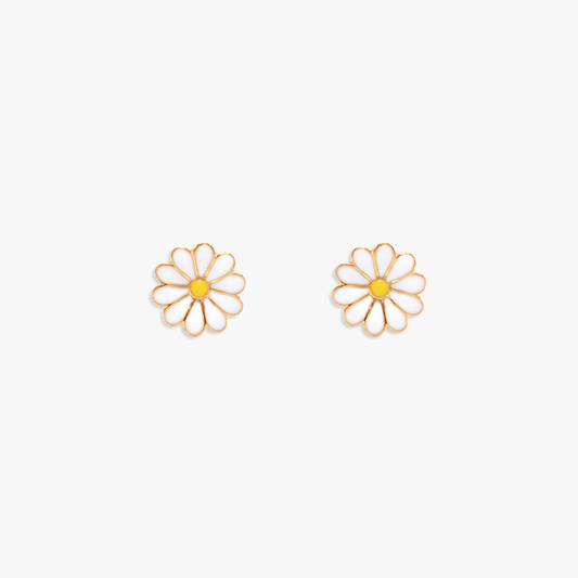 Daisy d’Or Yellow Stud Earring