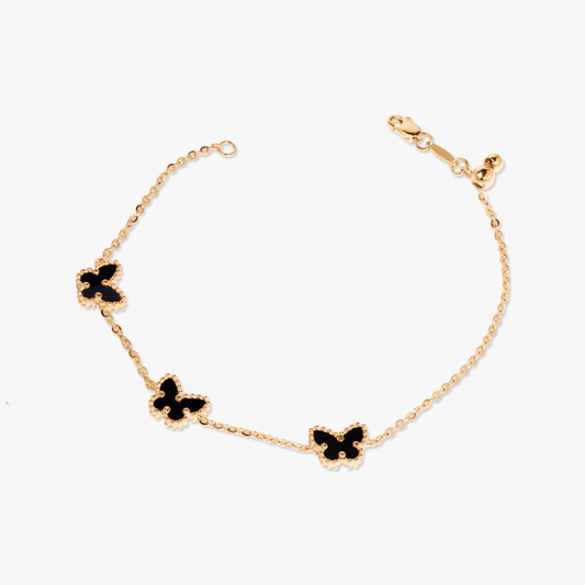 Amari Black Butterfly Bracelet