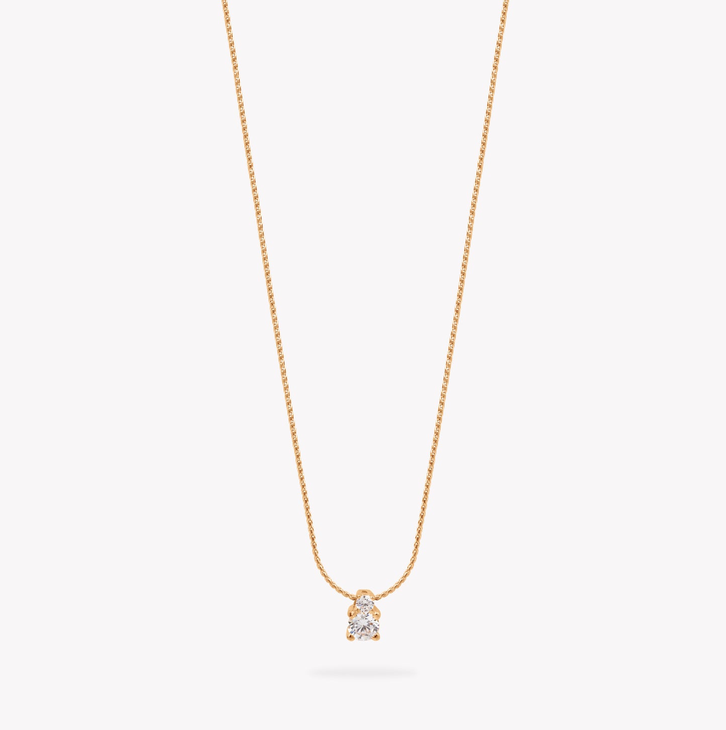 Aludra Mini Solitaire Necklace