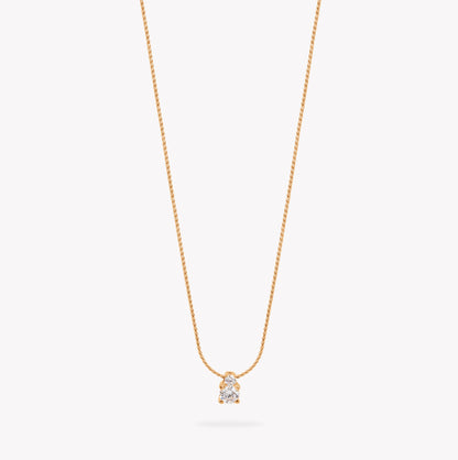 Aludra Mini Solitaire Necklace