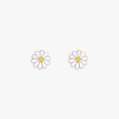 Daisy d’Or White Stud Earring