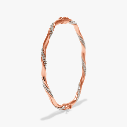 Adelaide Twist Beads Bangle
