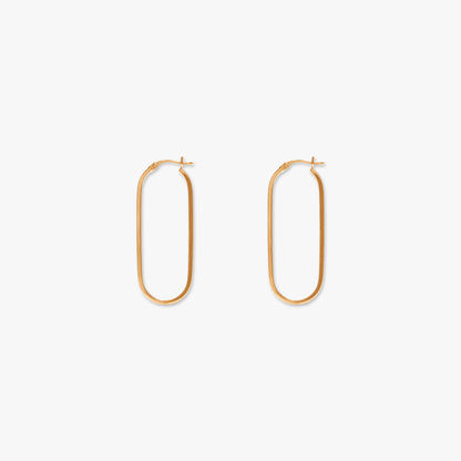 Winona Gyps Oval Earring