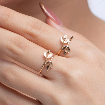 Liora Leaf Ring