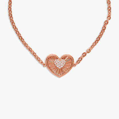 Amelia Heart in Heart Bracelet