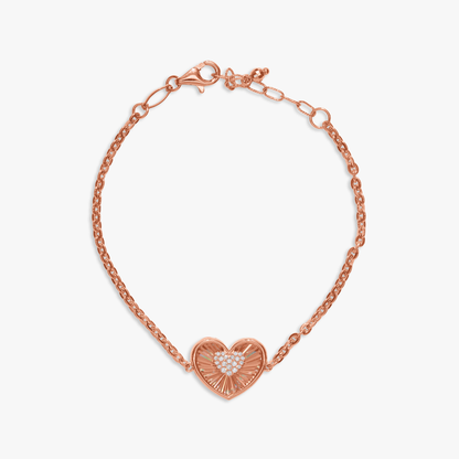 Amelia Heart in Heart Bracelet
