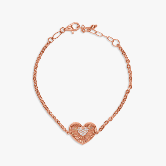 Amelia Heart in Heart Bracelet