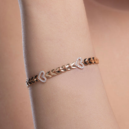 Breanna Heart Bracelet