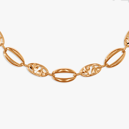 Clarita Oval Leaf Bracelet