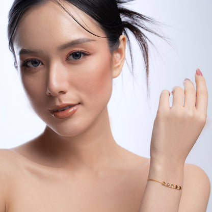 Melisha Heart Leaf Bracelet