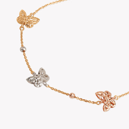 Miya Triple Butterfly Bracelet