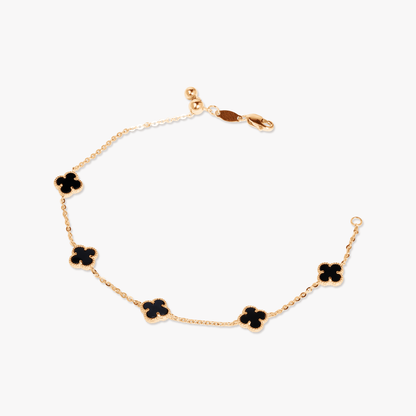 Mavelyn Black Clover Bracelet