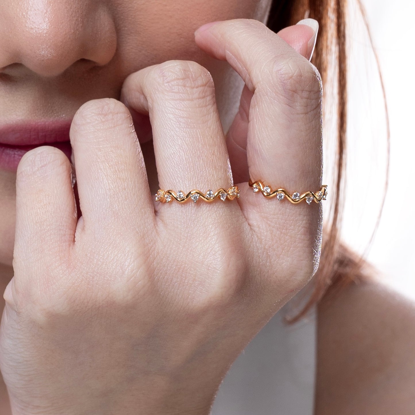 Susan Cruved Stone Ring