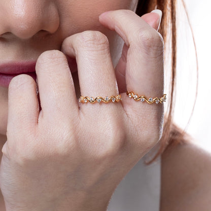 Susan Cruved Stone Ring
