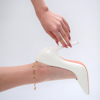 Althea Flower Charm Anklet