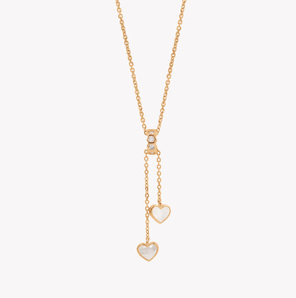 Saoirse Dangle Heart Necklace